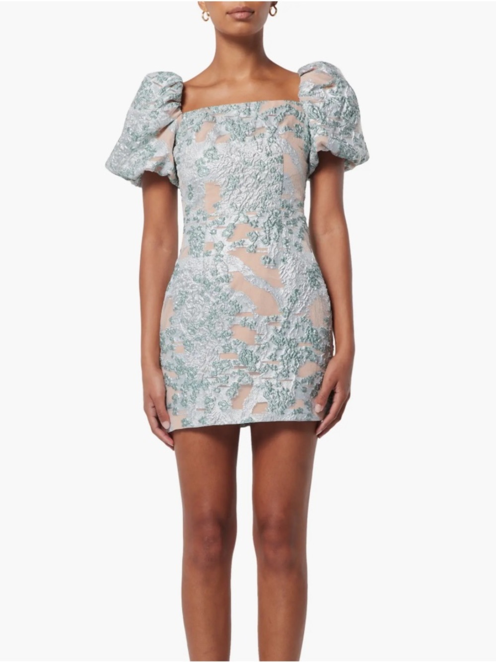 Elliatt Alexandra Puff Sleeve Mini Dress